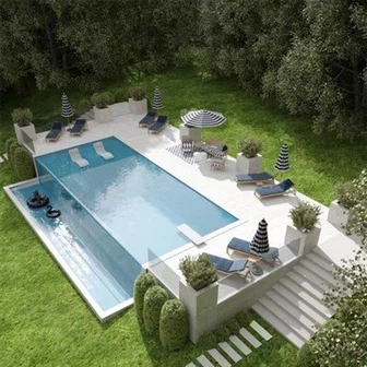 Akrilo antžeminis baseinas